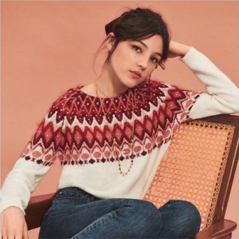 Sezane Iwan sweater, size S.